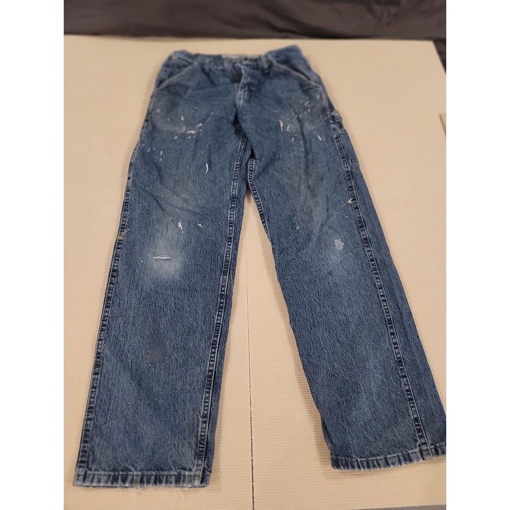 Y2K Bailey's Point Carpenter Jeans Distressed holes 30x34 wide leg